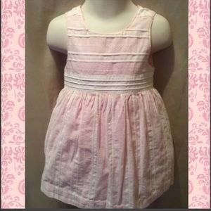 Tommy Hilfiger Girls Pink Sleeveless Summer Dress